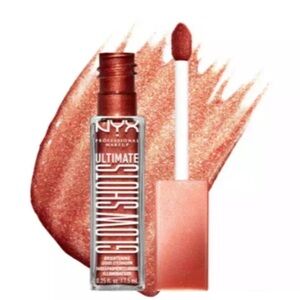 2 NYX Professional Makeup ULTIMATE GLOW SHOTS Liquid Eyeshadow Clementine Fine